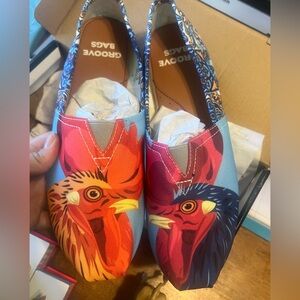Groove Bags NWT 8.5 Rooster Shoes